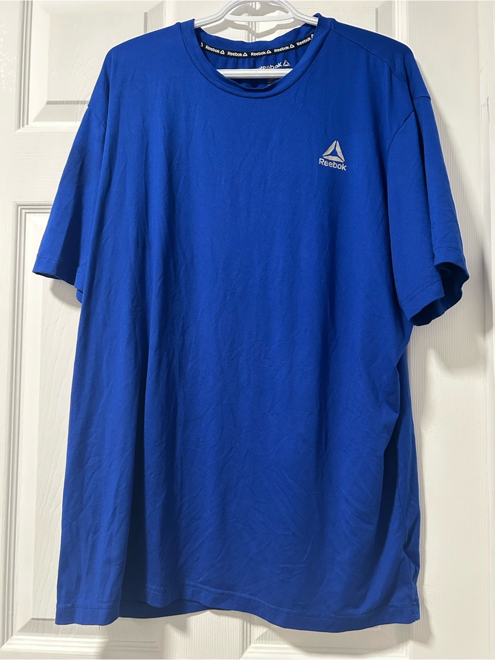 Reebok Men’s Royal Blue Crew Neck Athletic Tee